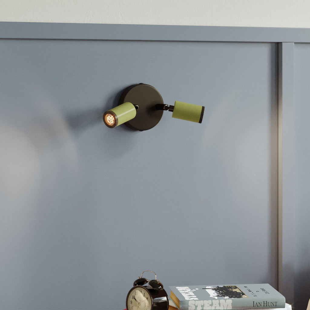 Fermaluce mit 2 schwenkbaren Mini-Spots GU1d0 - Wiesengrün – Ansicht 3