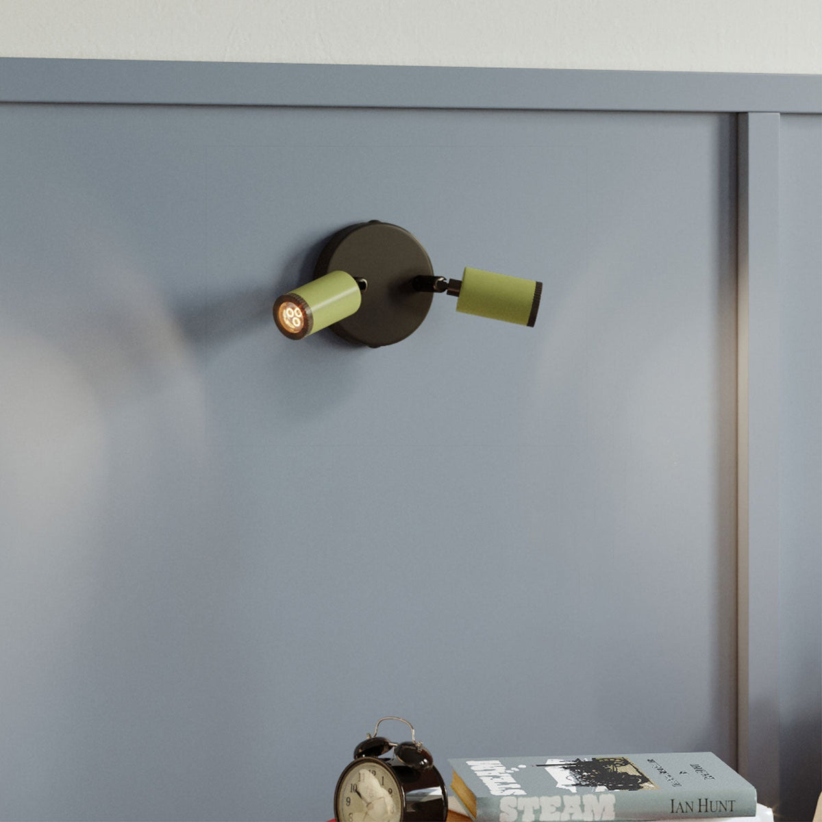 Fermaluce mit 2 schwenkbaren Mini-Spots GU1d0 - Wiesengrün – Ansicht 3