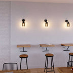 Fermaluce Metal mit Ghostbell-Lampenschirm, Wandlampe aus Metall mit gebogenem Ausleger - Schwarz – Ansicht 2
