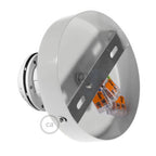 Fermaluce Metal mit Lampenfassungen E27, Lichtpunkt aus Metall - Weiß – Ansicht 2