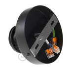 Fermaluce Metal mit Lampenfassungen E27, Lichtpunkt aus Metall – Schwarz – Ansicht 2