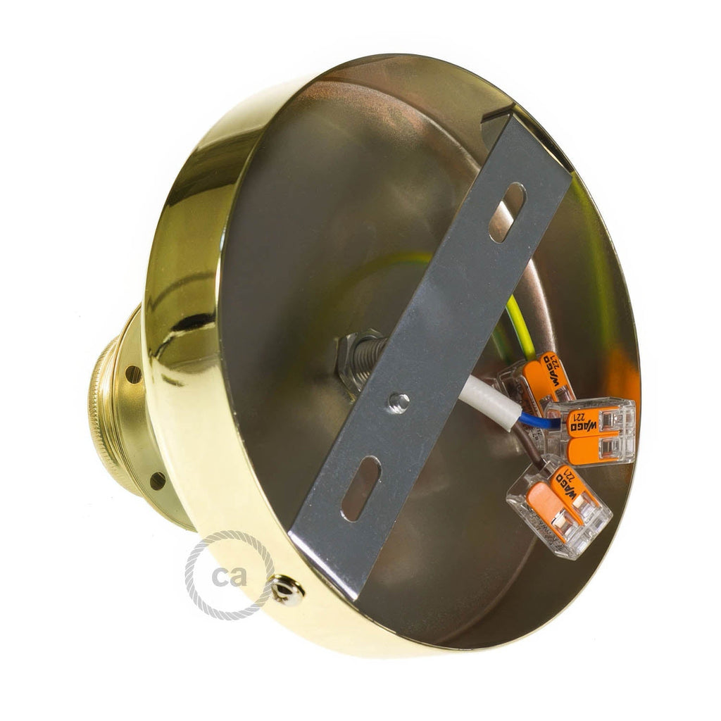 Fermaluce Metal mit E27-Gewindefassung, Metalllichtpunkt – Messing – Ansicht 2