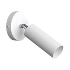 Fermaluce Metal schwenkbarer Spotstrahler aus Metall mit Tub-E14-Schirm, Wandleuchte - Weiß