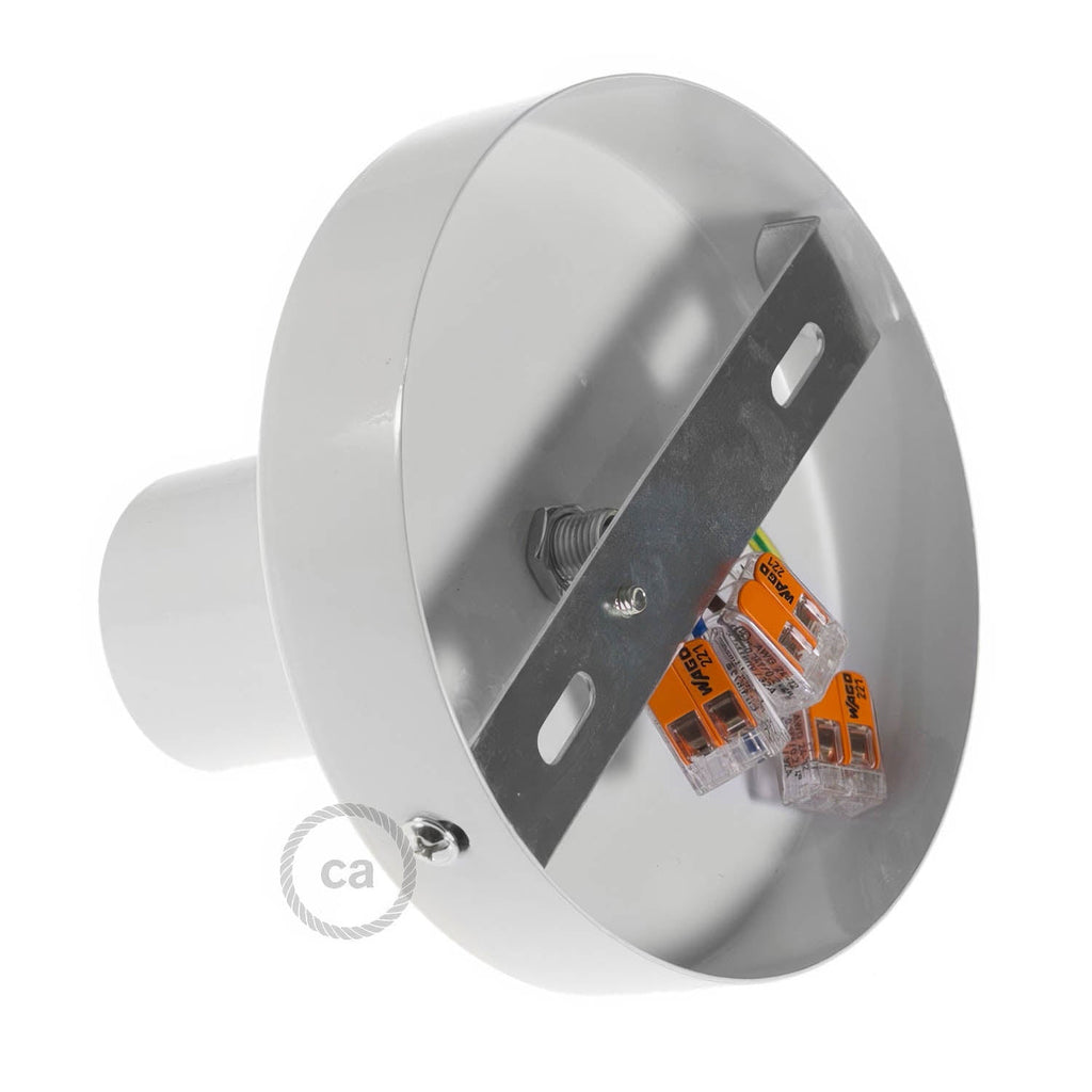 Fermaluce Metal, die Lichtquelle aus Metall für Wand oder Decke - Glänzend Weiß – Ansicht 2