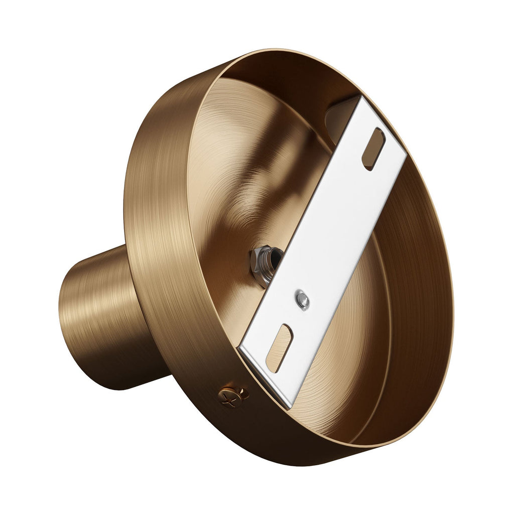 Fermaluce Metal – Der Lichtpunkt aus Metall für Wand oder Decke – Satiniertes Bronze – Ansicht 2