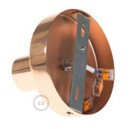 Fermaluce Metal, Lichtpunkt aus Metall zur Wand- oder Deckenmontage – Kupfer – Ansicht 2