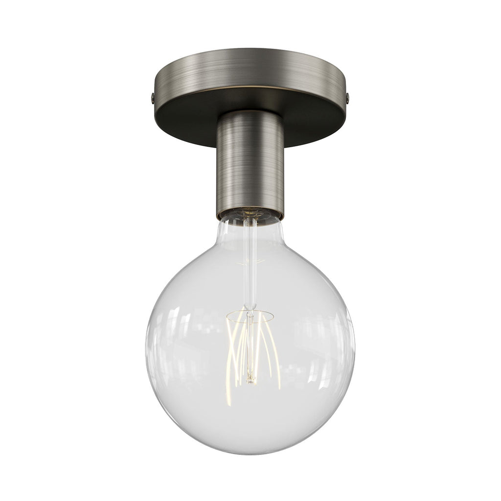 Fermaluce Metal, der Lichtpunkt aus Metall zur Wand- oder Deckenmontage – Satin-Titan