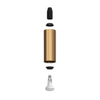 Fermaluce Metal, Wandlampe aus Metall mit gebogenem Ausleger und Tub-E14 Schirm – Satin-Bronze – Ansicht 3