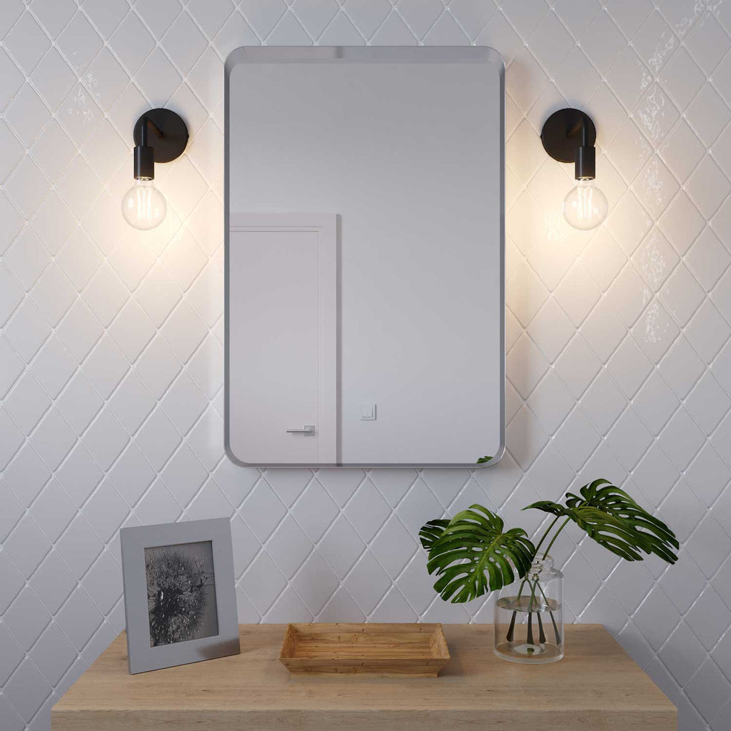 Fermaluce Metal, Wandlampe aus Metall mit gebogenem Ausleger – Schwarz – Ansicht 2