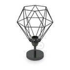 Fermaluce Metall 90° mit Diamond-Lampenschirm, schwenkbare Wandleuchte aus Metall – Perlschwarz – Ansicht 4