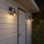 Fermaluce Modulair mit L-Verlängerung, Swing-Schirm und IP65 wasserdichter Lampenfassung - Schwarz – Ansicht 2