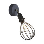 Fermaluce Modulair mit schwenkbarem Gelenk, Drop-Schirm und IP65-wasserdichter Fassung – Schwarz