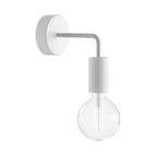 Fermaluce Modulair ELEGANT mit L-Verlängerung, Baldachin und IP65 wasserdichter Lampenfassung – Weiß
