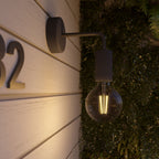 Fermaluce Modulair ELEGANT mit L-Erweiterung, Baldachin und Lampenfassung IP65 wasserdicht – Schwarz – Ansicht 3