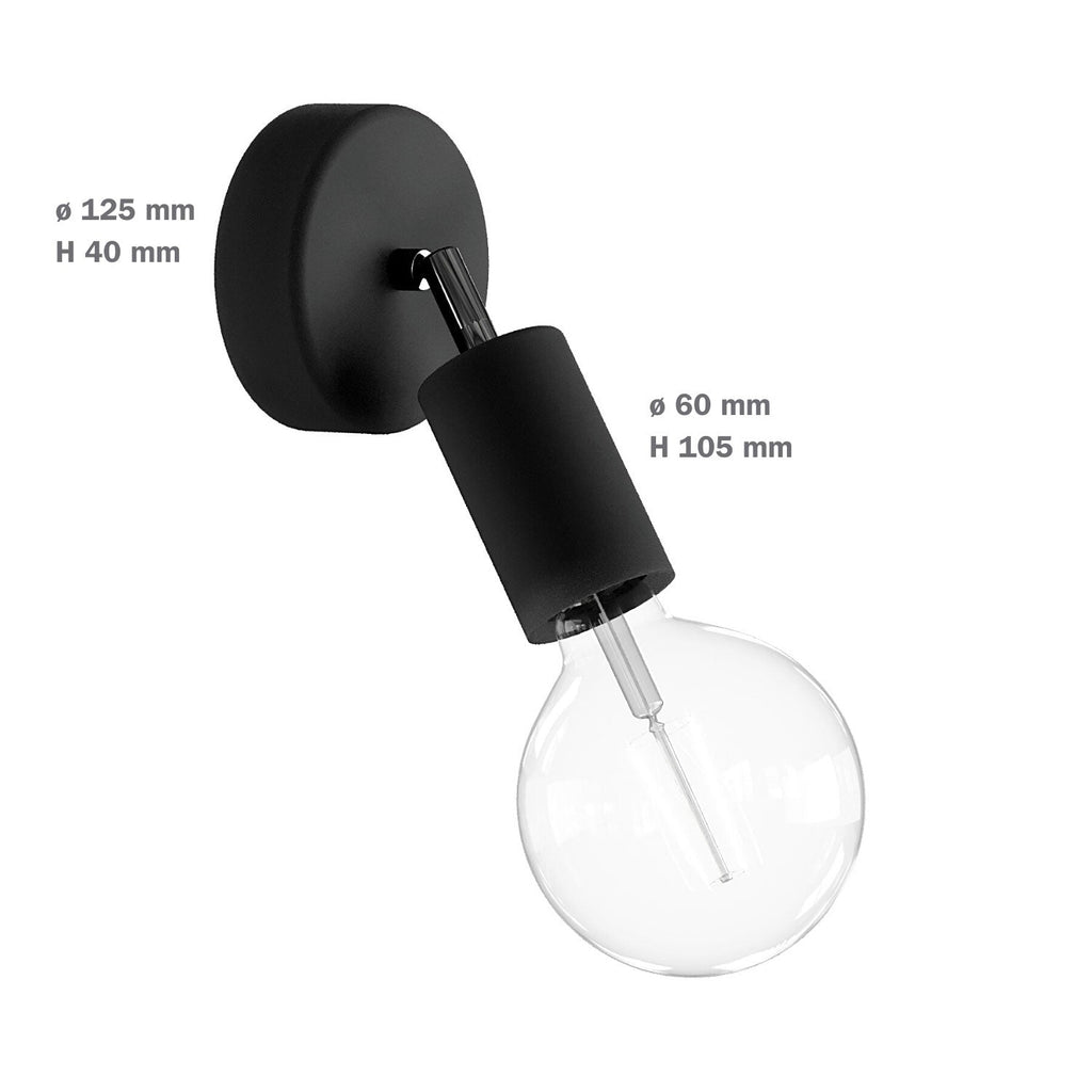Fermaluce Modulair ELEGANT mit schwenkbarem Gelenk, Baldachin und IP65 wasserdichter Lampenfassung – Weiß – Ansicht 6