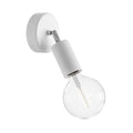 Fermaluce Modulair ELEGANT mit schwenkbarem Gelenk, Baldachin und IP65 wasserdichter Lampenfassung – Weiß