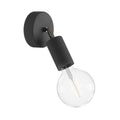 Fermaluce Modulair ELEGANT mit schwenkbarem Gelenk, Baldachin und Fassung IP65 wasserdicht – Schwarz