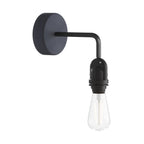 Fermaluce für Modulair-Lampenschirm mit L-Erweiterung, Baldachin und Lampenfassung IP65 wasserdicht – Graphit
