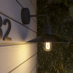 Fermaluce für Modulair-Lampenschirme mit L-Arm, Baldachin und IP65-wasserdichter Lampenfassung – Schwarz – Ansicht 3