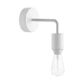 Fermaluce für Modulair ELEGANT Lampenschirm mit L-Verlängerung, Baldachin und IP65-wasserdichter Fassung – Weiß