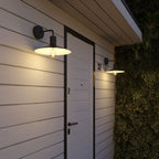 Fermaluce für Modulair-Lampenschirm ELEGANT mit L-Verlängerung, Baldachin und IP65-wasserdichter Lampenfassung – Schwarz – Ansicht 2