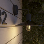 Fermaluce für Modulair-Lampenschirm ELEGANT mit L-Verlängerung, Baldachin und IP65-wasserdichter Lampenfassung – Schwarz – Ansicht 3
