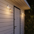 Fermaluce für Modulair ELEGANT-Lampenschirm mit schwenkbarem Gelenk, Rosette und IP65-wasserdichter Lampenfassung – Weiß – Ansicht 2