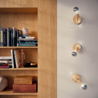 Fermaluce Wood 90°, Lichtpunkt für Wand oder Decke aus Naturholz – Neutral – Ansicht 2