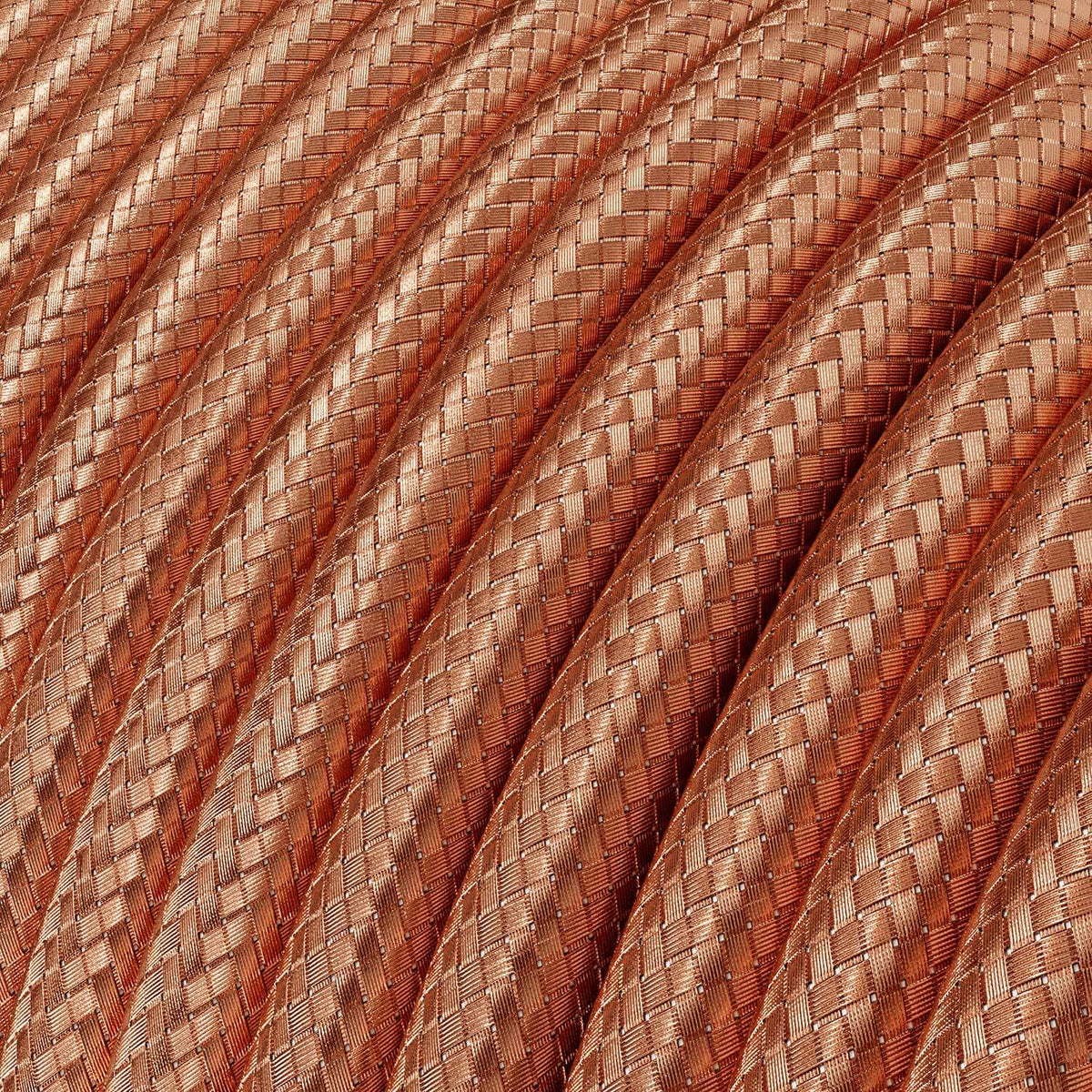 Kupferfarbenes Elektrokabel – Ansicht 2