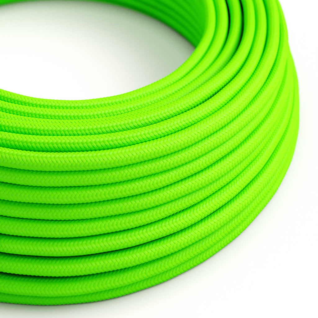 Neongrün ummanteltes Kabel