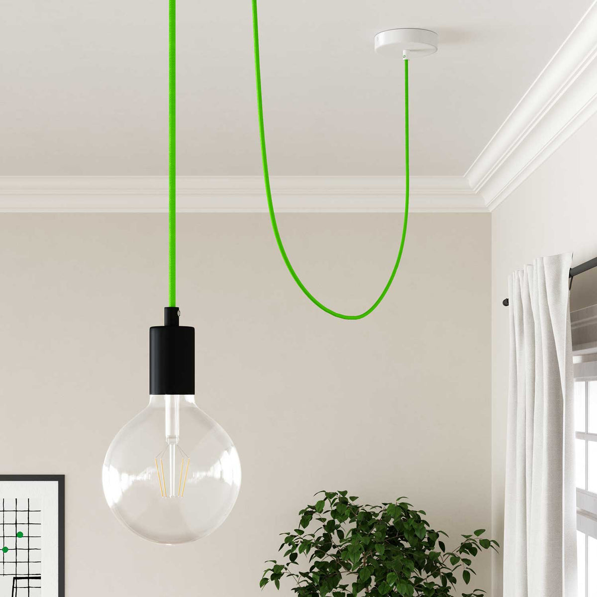 Neongrün ummanteltes Kabel – Ansicht 4