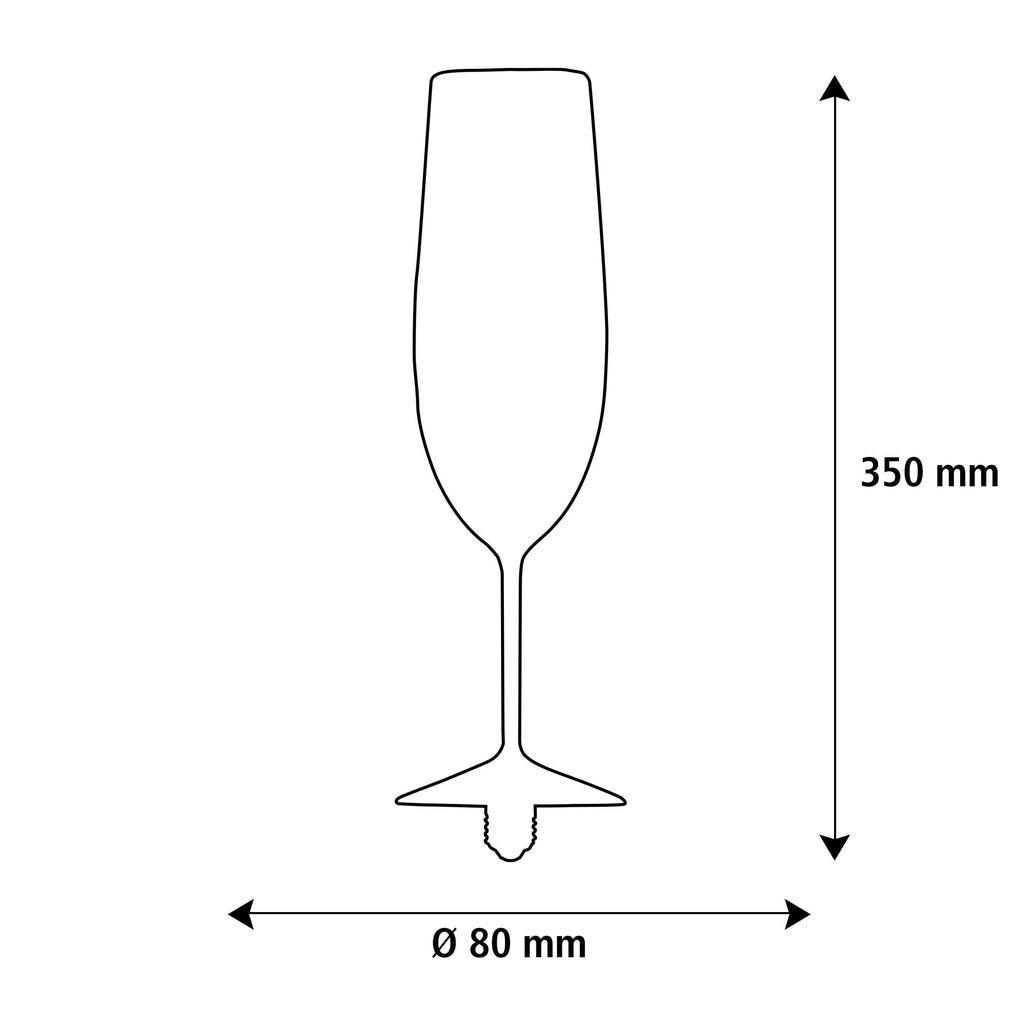 SEGULA LED Floating Champagner klar – E27, 4 W, 2.200 K, dimmbar – Bild 5