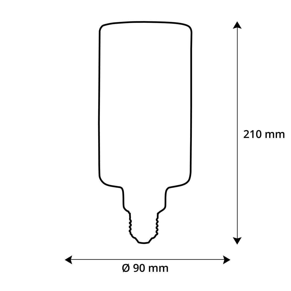 SEGULA LED Floating Cylinder smokey grau matt – E27, 4,5 W, 2.200 K, dimmbar – Bild 5