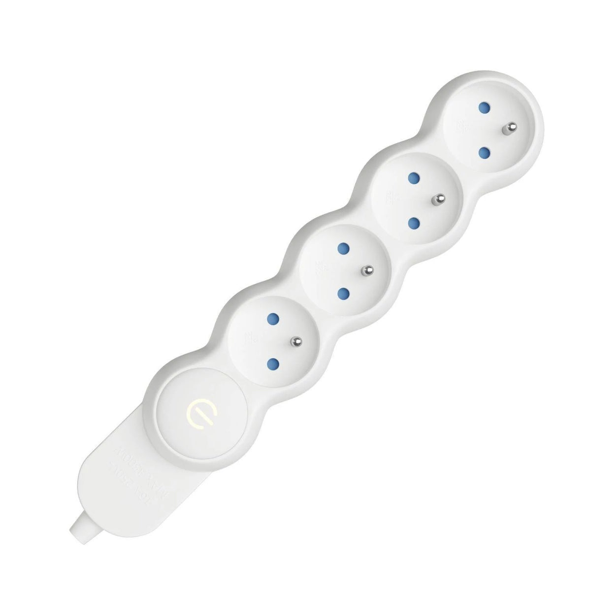 Steckdosenleiste 4-fach Frankreich ohne Kabel, 16 A 3500 W