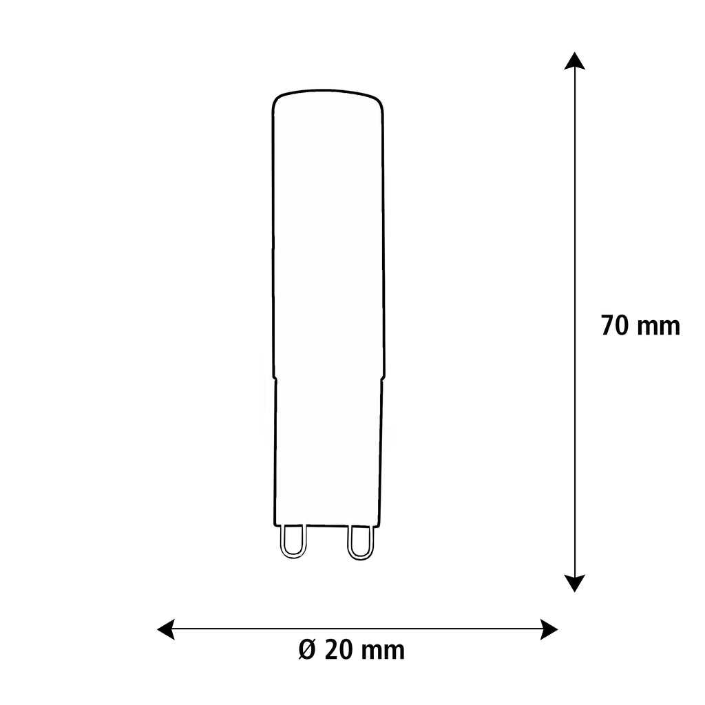 SEGULA LED G9 Pin Ambient Dimming klar – G9, 2,5 W, 2.000 K–2.700 K, dimmbar – Bild 3