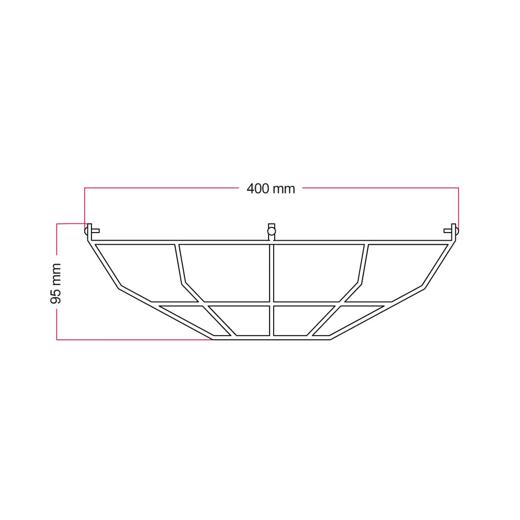 Metallkäfig für Harbour Lampenschirm – Schwarz – Ansicht 4
