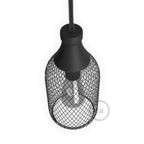 Lampenkäfig Flasche Jéroboam aus Metall – Schwarz – Ansicht 3