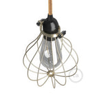 Lampenschirmgitter Drop aus Metall mit verstellbarem Klemmverschluss – Messing – Ansicht 3