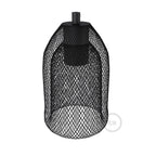 GhostBell Lampenschirm-Gitter aus Metall mit E27 Lampenfassungen-Kit – Schwarz – Ansicht 3