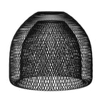 Lampenschirm-Gitter GhostBell XL aus Metall mit E27-Fassung – Schwarz – Ansicht 3