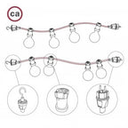 Haken für Lichterketten-System Lumet – Ansicht 5