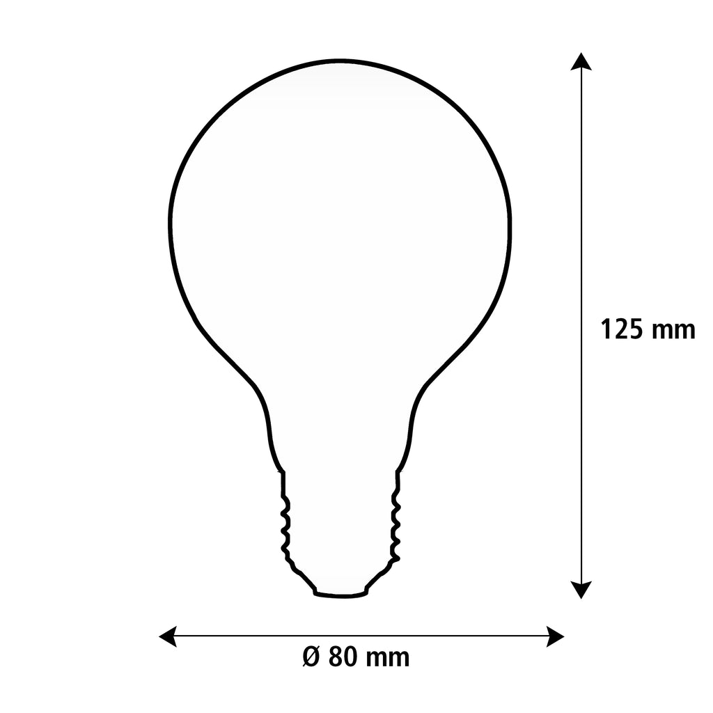 SEGULA LED Globe 80 opal – E27, 3,2 W, 2.700 K, dimmbar – Bild 5