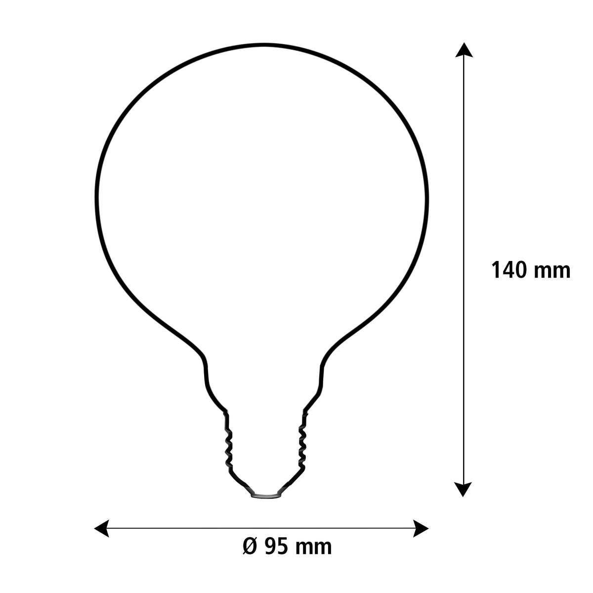 SEGULA LED Illusion Globe 95 smokey bottom – E27, 5 W, 2.200 K, dimmbar – Bild 5