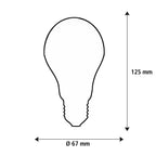 SEGULA LED Glühlampe A67 Spiegelkopf silber – E27, 6,5 W, 2.700 K, dimmbar – Bild 3