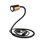 GU1d-one Schwenkbare Lampe ohne Sockel mit Mini-LED-Spot – Satinbronze
