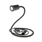 GU1d-one Verstellbare Lampe ohne Basis mit Mini-LED-Strahler - Schwarz