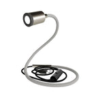 GU1d-one Schwenkbare Lampe ohne Sockel mit Mini-LED-Spot – Satin-Titan