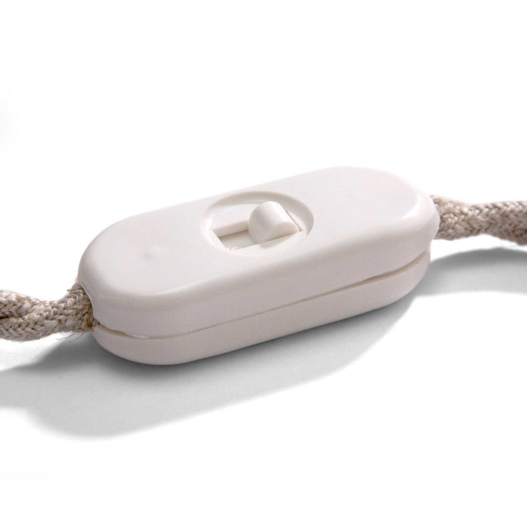 Einpoliger Ein/Aus-Schalter mit Schieberegler, Weiß - Design von Achille Castiglioni – Ansicht 3