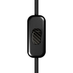 Einpoliger Creative Switch-Schalter Schwarz und Taster in Carbonfaser-Optik