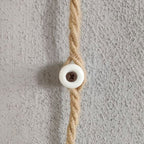 Porzellan-Isolator für Aufputzinstallation 18 mm – Weiß – Ansicht 2